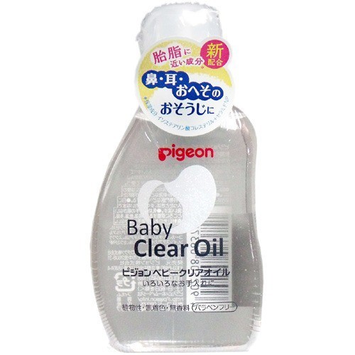 Dầu massage body em bé Pigeon Baby Clear Oil, dầu dưỡng ẩm