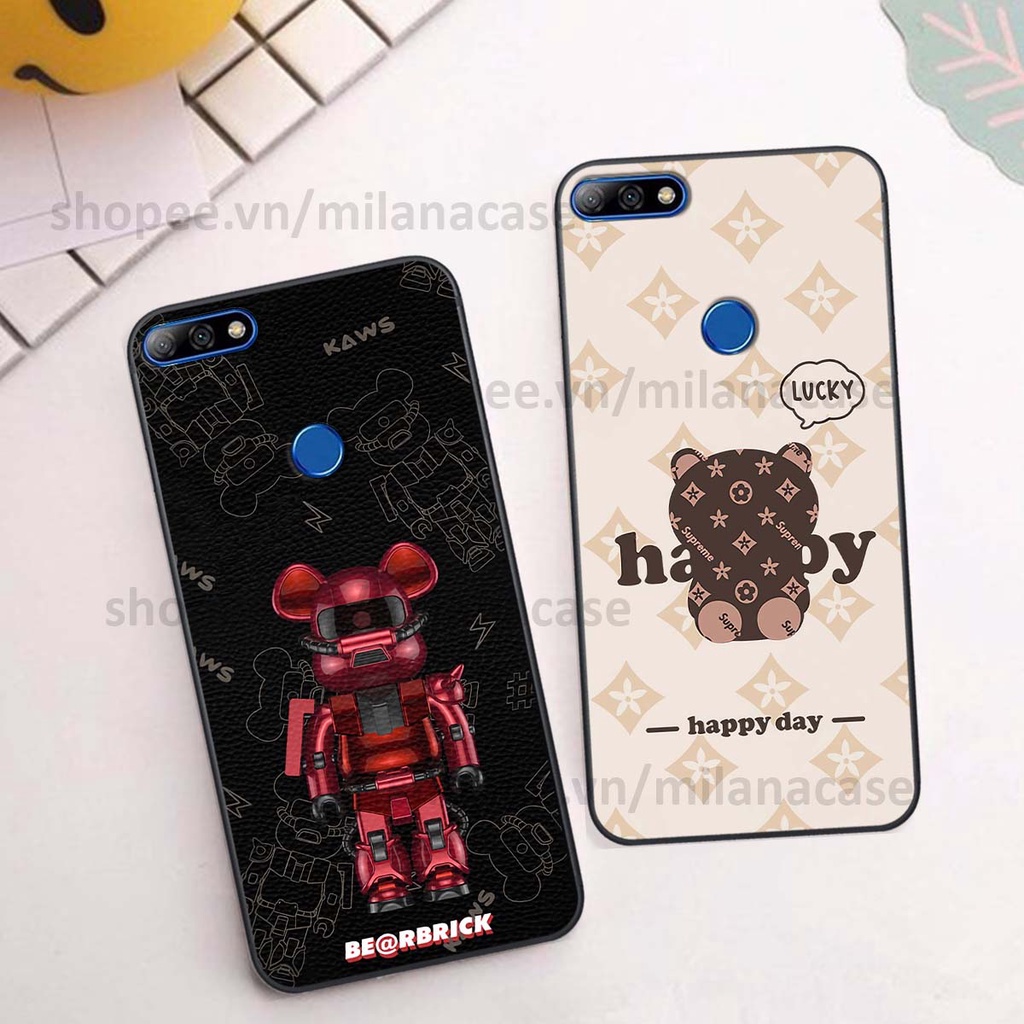 Ốp Huawei Y7 Prime 2018 / Y7 Pro 2018 gấu be@rBrick gấu Teddy Kaws siêu đẹp, phong cách, cá tính