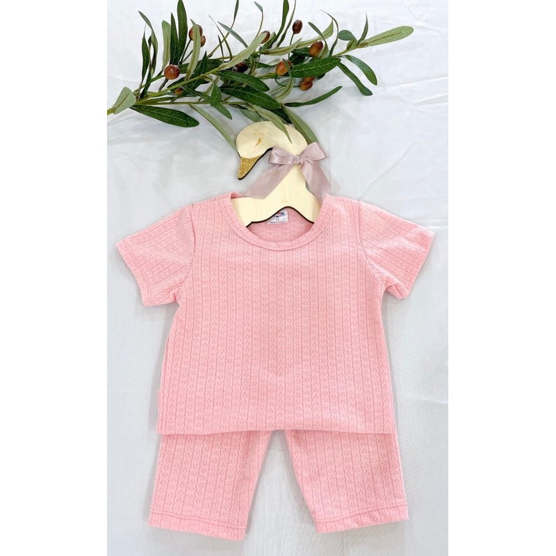 [Mã FAMAYFA2 giảm 10K đơn 50K] Siêu phẩm set quần áo thông hơi xuất Nhật mặc hè siêu thoáng mát cho bé