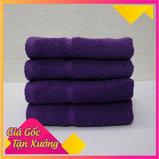 [GIẢM GIÁ SỐC ] Khăn Mặt, Khăn Quấn Tóc Spa Cotton NAM PHONG Cao Cấp Màu tím
