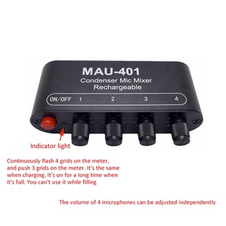 Mini Audio Mixer Condenser for Computer  Live Sound Card