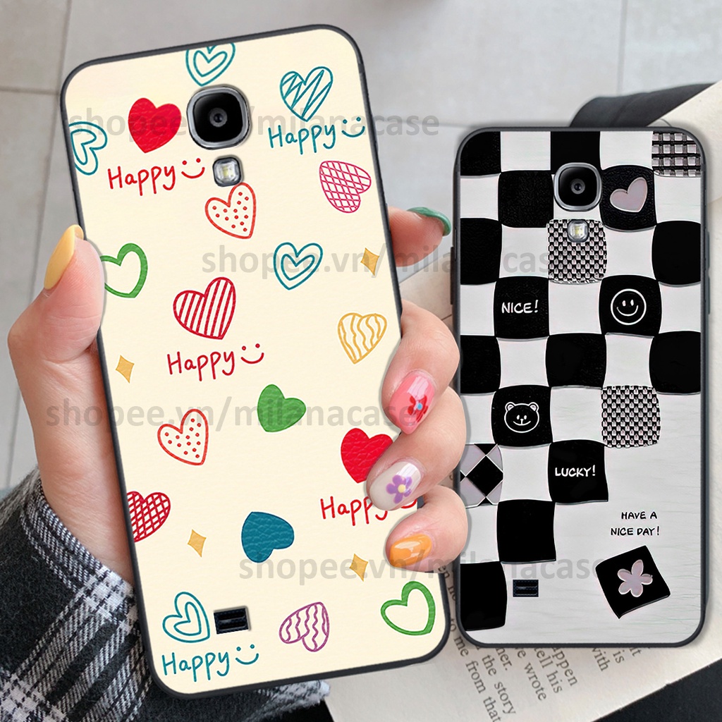 Ốp Samsung S4 / S5 in hình caro trái tim siêu đẹp, siêu nét đầy phong cách cá tính