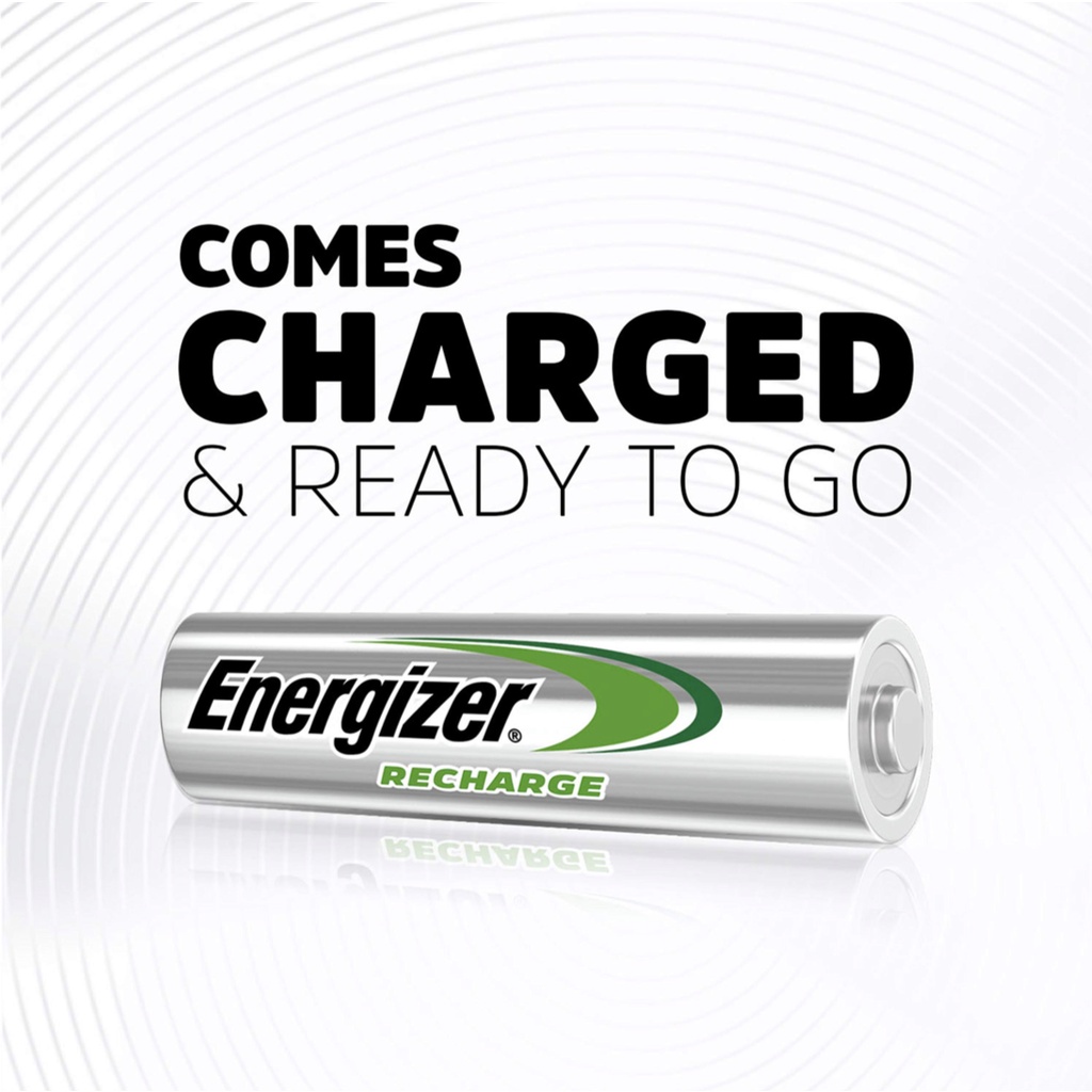 Pin SẠC AA / AAA Energizer Recharge Power Plus 700-2000mAH (vỉ 2 viên) - Sạc hơn 1000 lần, Siêu tiết kiệm, Siêu bền bỉ