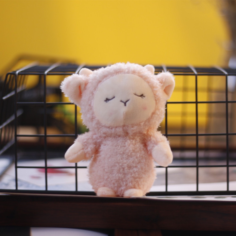 1 Cái Hình Hoạt Hình Dễ Thương Chú Cừu Con Sang Trọng Đồ Chơi Cho Bé Gái Thú Nhồi Bông Búp Bê Mặt Dây Chuyền Chìa Khóa Phụ Kiện