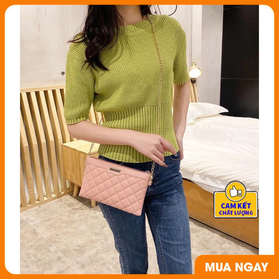 Túi đeo chéo nữ đa năng kiêm ví cầm tay da mềm đẹp thời trang Hàn Quốc trẻ trung sành điệu T943