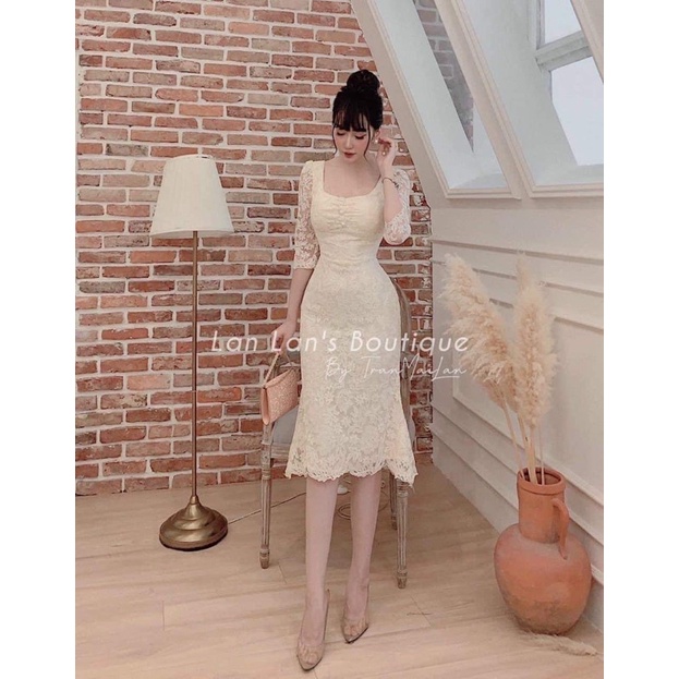 Đầm ren đuôi cá cao cấp