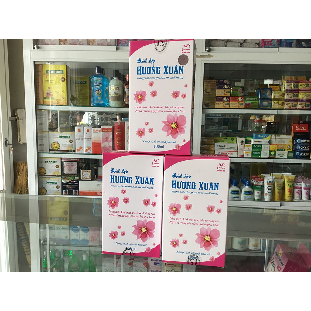 Dung Dịch Vệ Sinh Phụ Nữ Tinh Khiết từ Cao Lá Trầu Không - Bách hợp hương xuân 100ml - Sự Bảo Vệ Tự Nhiên