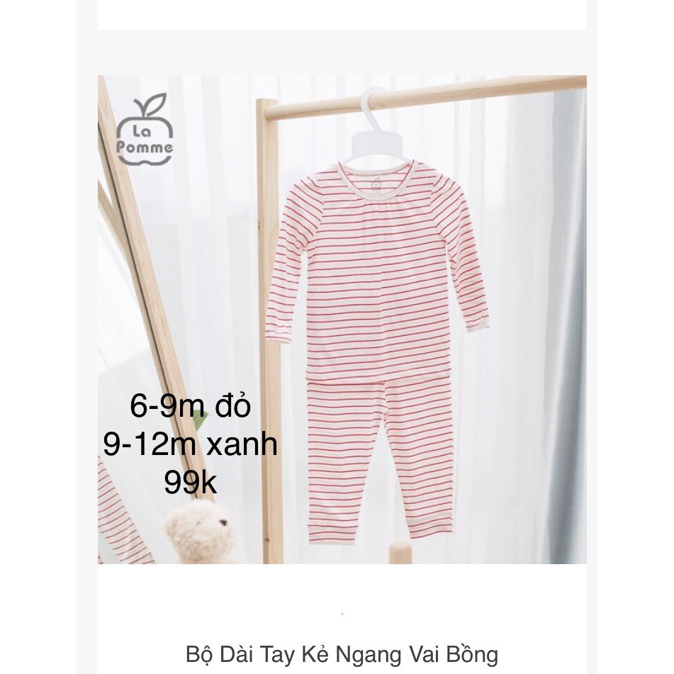 Bộ tay dài cài vai Lapomme