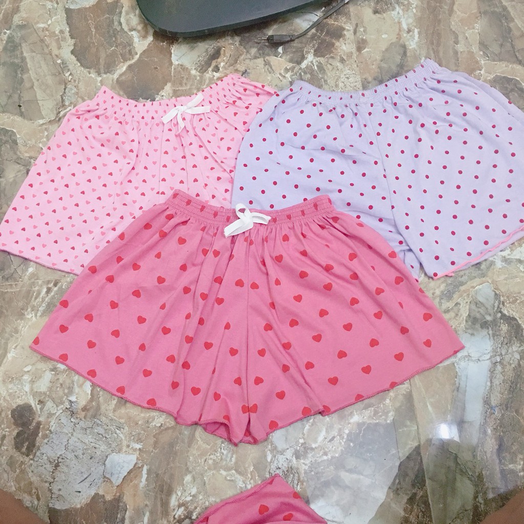Quần đùi chấm bi HARIQUEEN quần ngủ kute