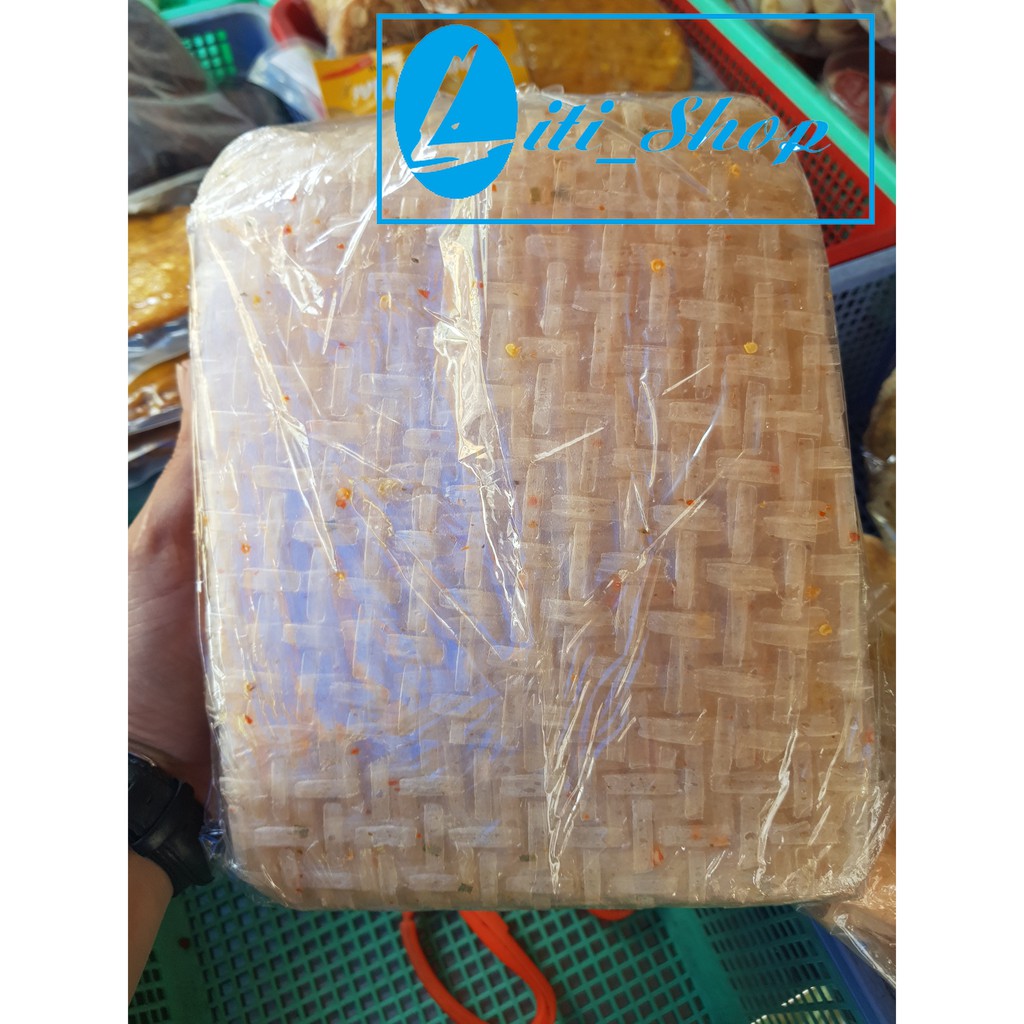 Bánh tráng muối ớt Loại vuông 500gr