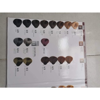 Bảng Màu Tóc Nhuộm Đã Qua Sử Dụng