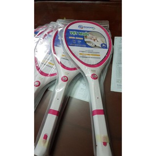 VỢT BẮT MUỔI KÈM ĐÈN SẠC TÍCH ĐIỆN ROMAN.