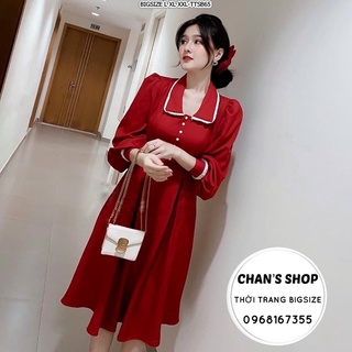 Bigsize 60- 90kg ĐẦM ĐỎ VIỀN