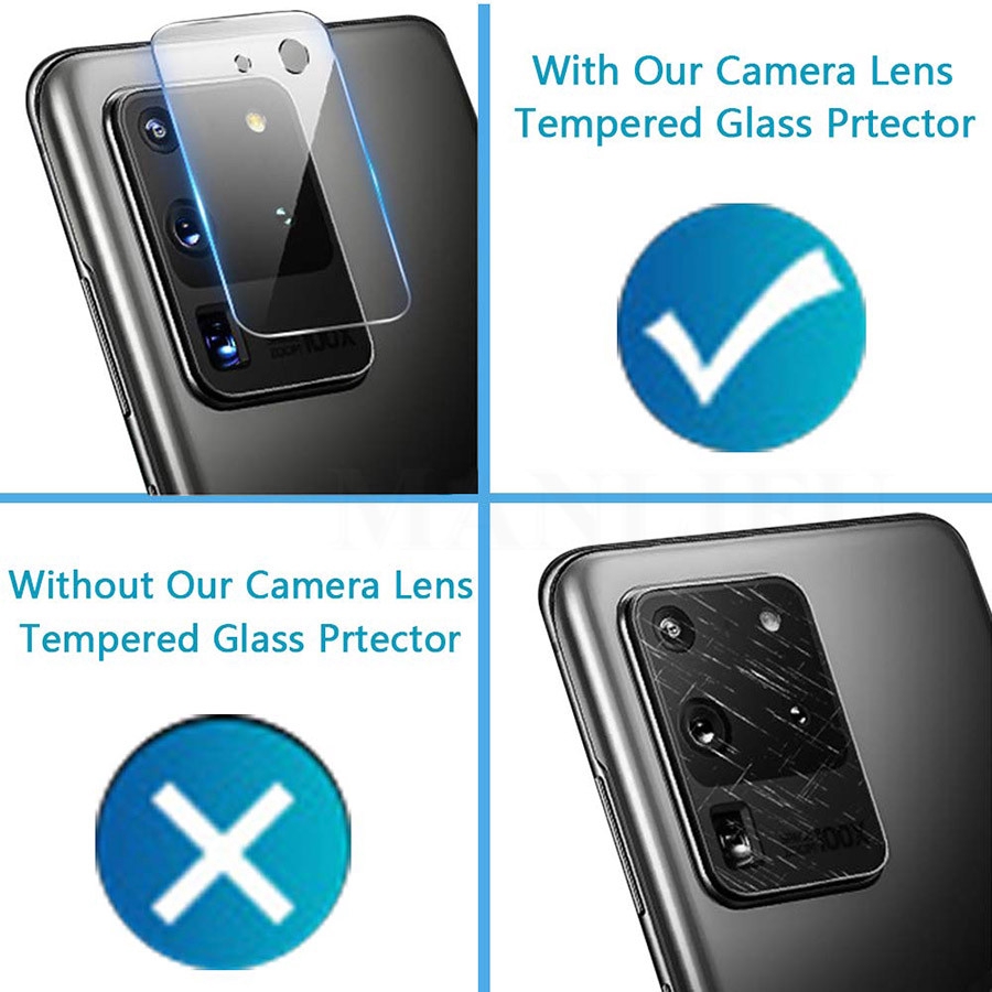 Miếng dán kính cường lực bảo vệ camera sau cho Samsung Galaxy S20 Ultra 5g S20+S20 S20