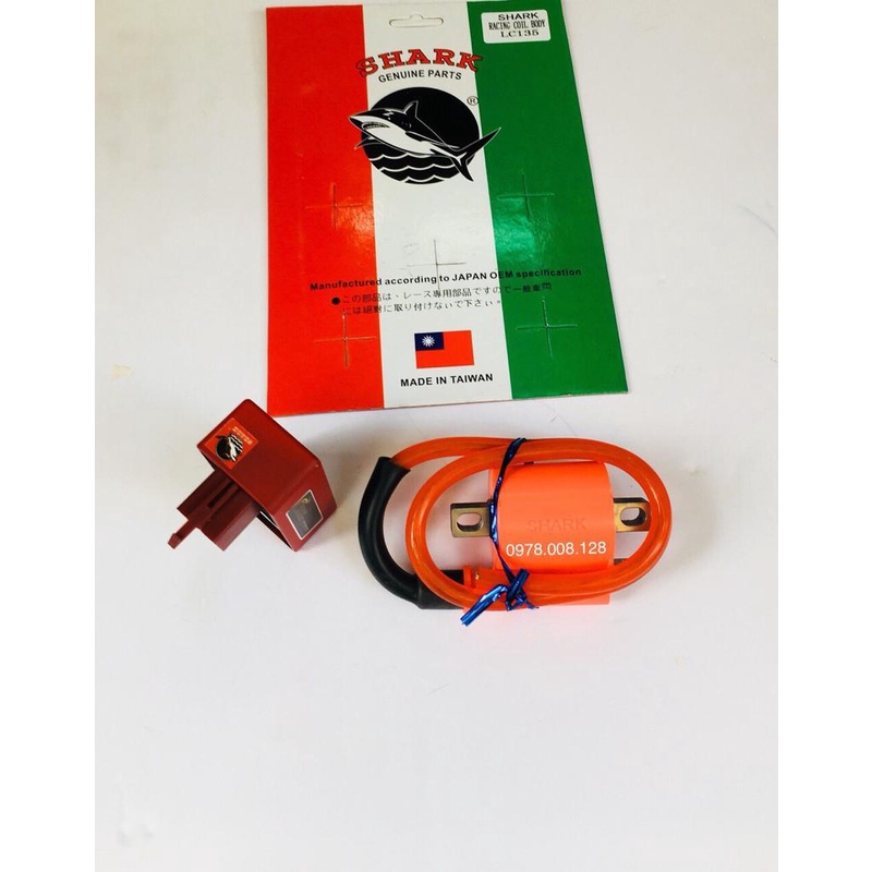 mobin sườn shark +ic shark xe wave độ =combo 2 món