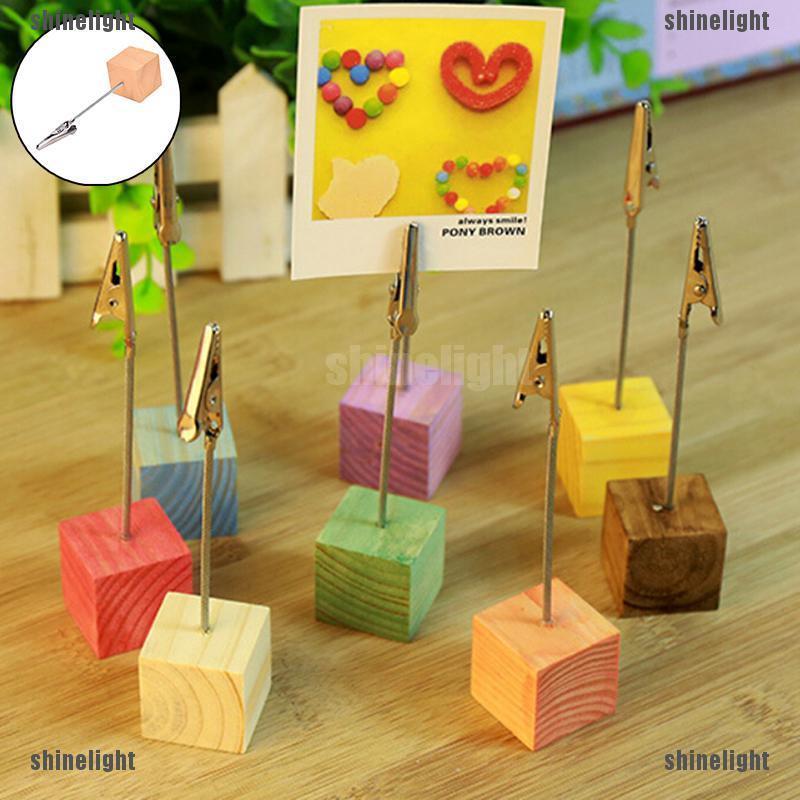Kẹp Giấy Note Bằng Gỗ Tiện Lợi