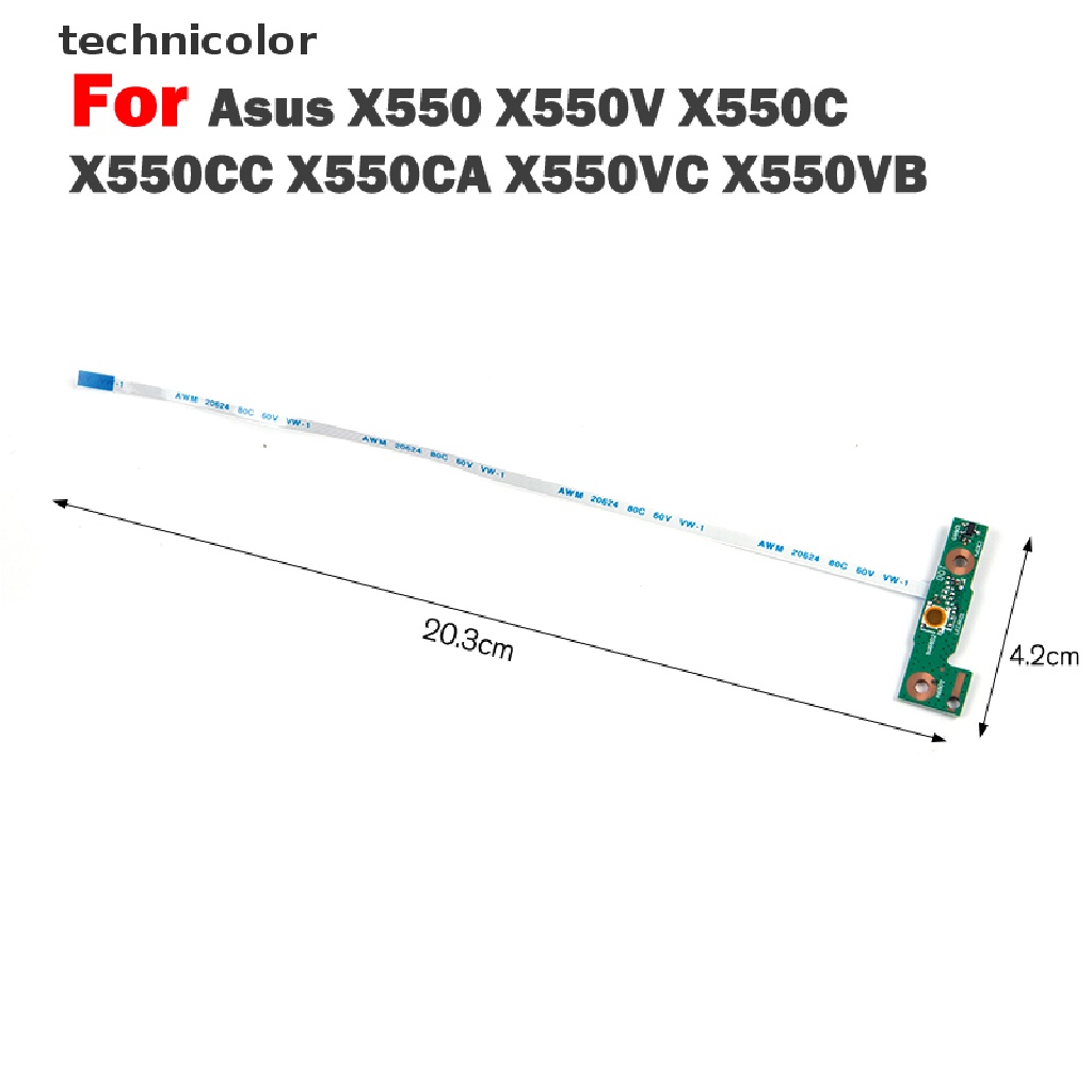 Bảng Mạch Nút Nguồn Cho Asus X550 X550V X550C X550CC X550CA X550VC X550VB