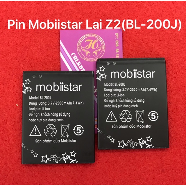 Pin mobiistar Lai Z2 (BL200J)Zjn