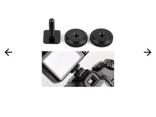 Hot Shoe cho máy ảnh ốc 1/4 Double Screw