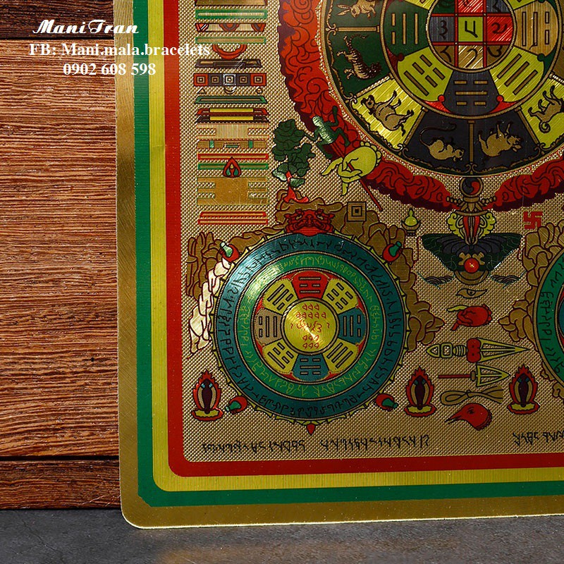 Văn thù Cửu Cung Bát Quái Phật dán cửa cầu an lành thuận lợi làm ăn | BigBuy360 - bigbuy360.vn