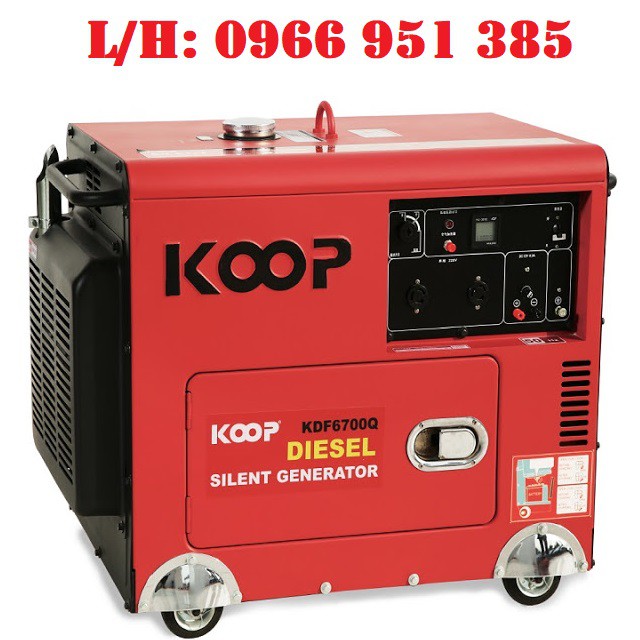 Máy Phát Điện Chạy Dầu 5Kw Koop KDF6700Q