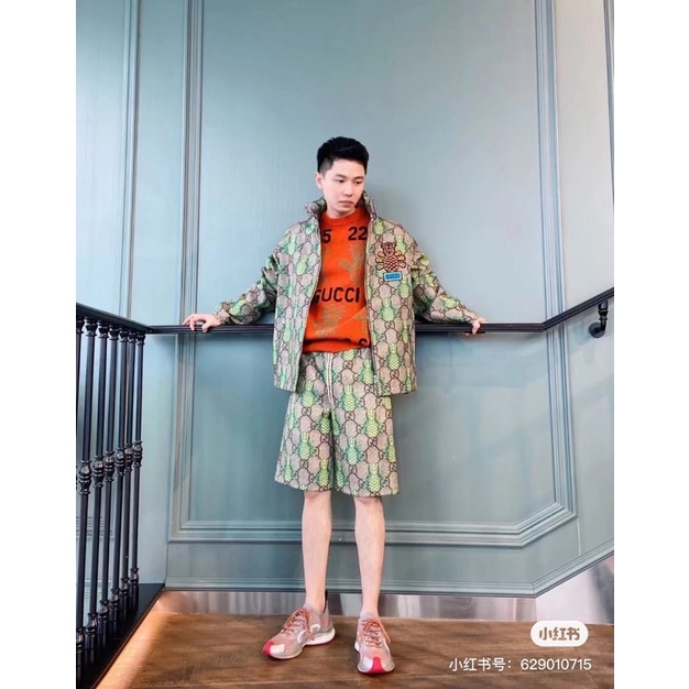 Áo khoác gió cho nam và nữ thương hiệu Gucci GC cao cấp mẫu 2022