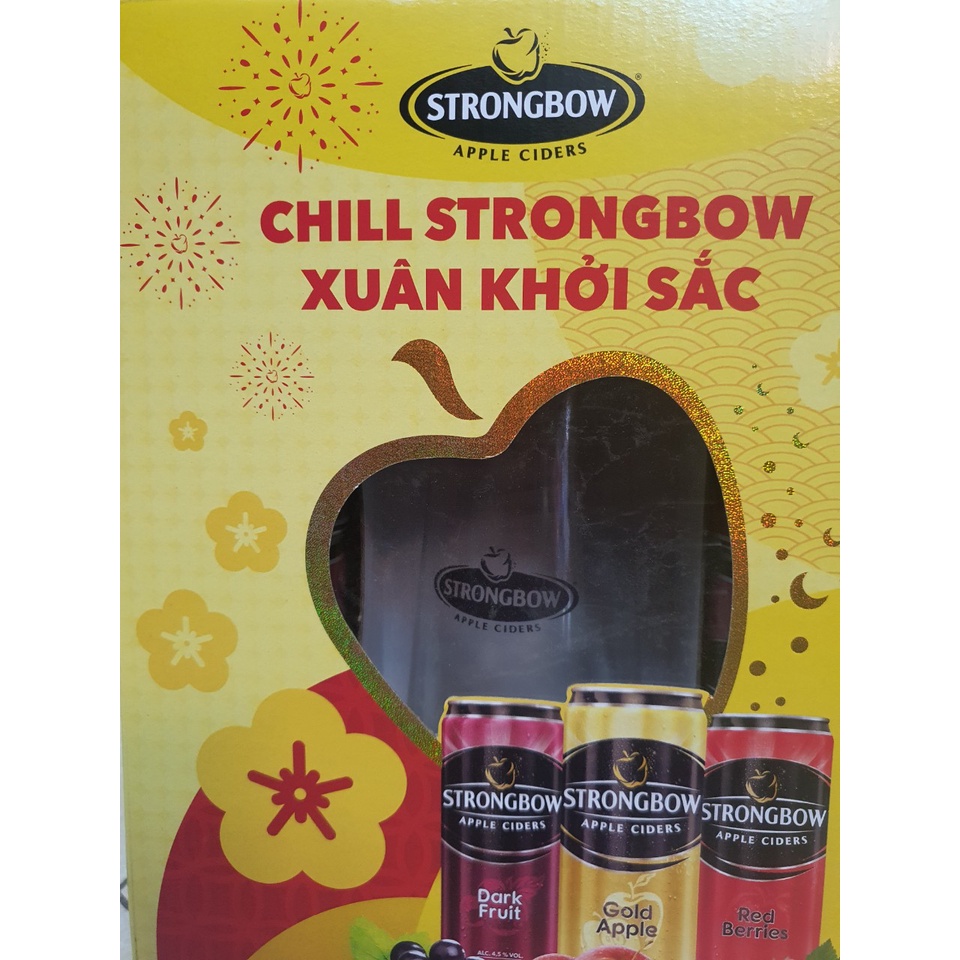 Bia Strongbow 330ml/lon