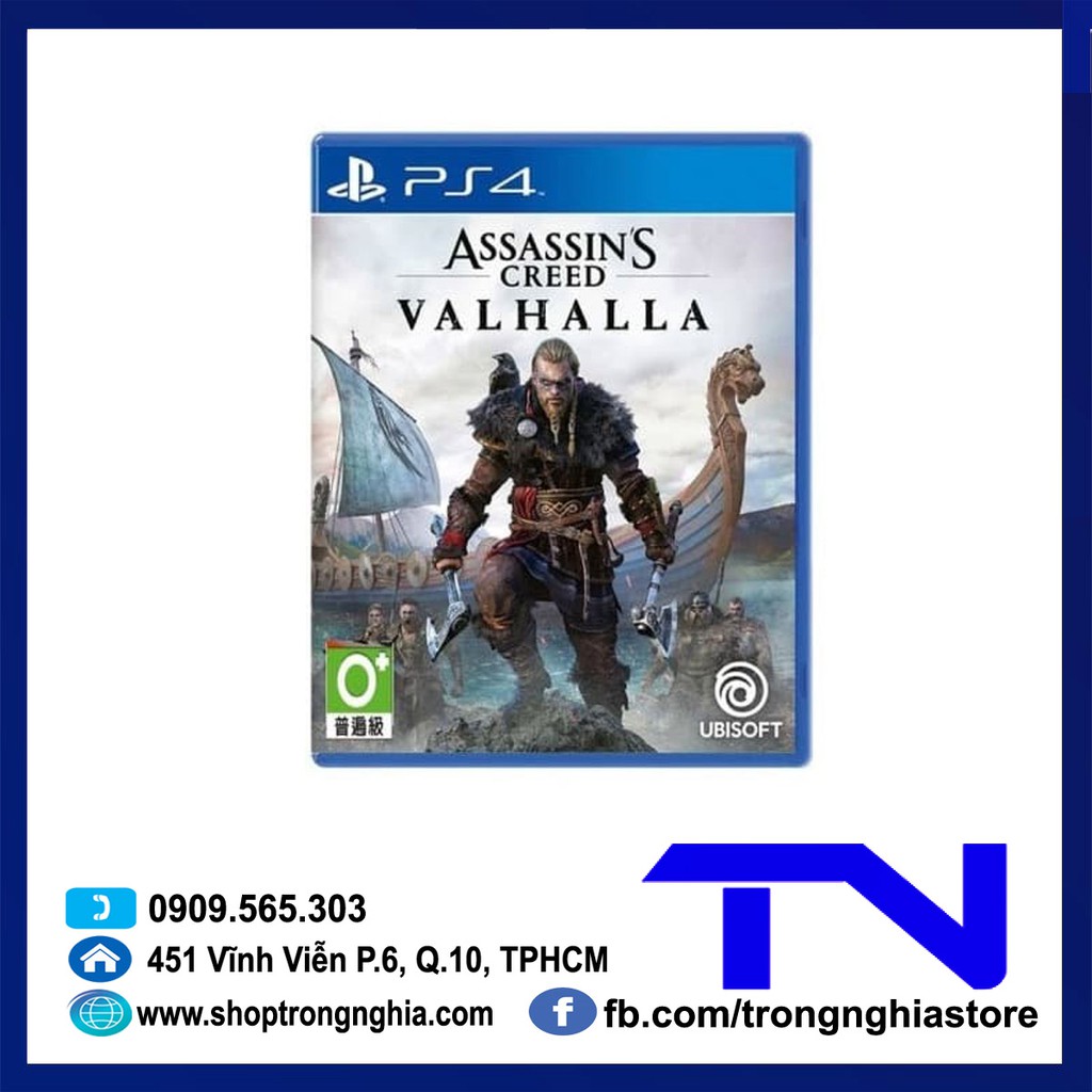 [Mã ELHAMS5 giảm 6% đơn 300K] Đĩa game PS4 - Assassin Creed Valhalla