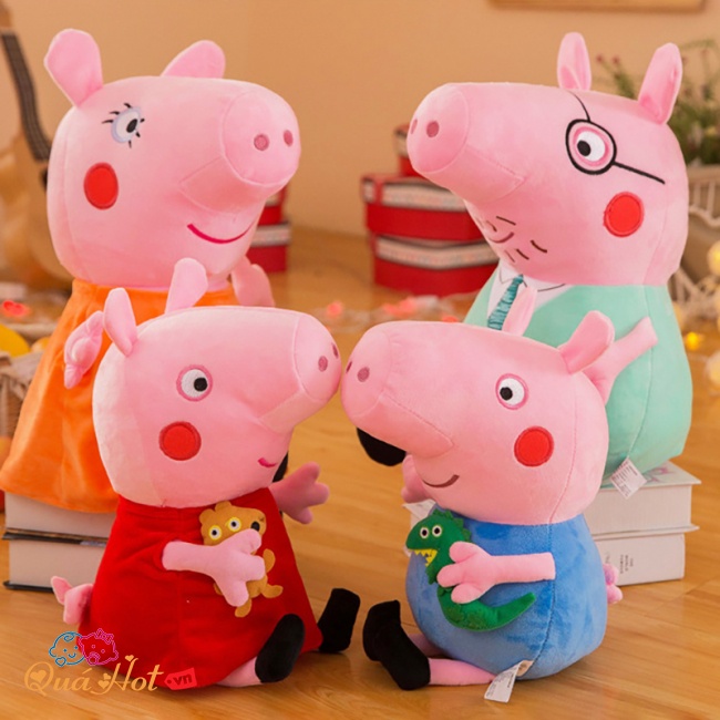 Thú Bông Heo Peppa Pig Dễ Thương Siêu Lớn