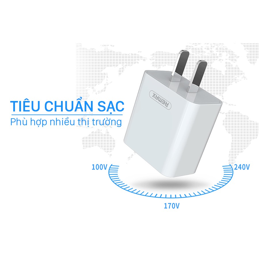 Sạc Điện Thoại 💎FREESHIP💎 Củ Sạc Chính Hãng Remax RP-U110 và Hoco DC01 Plus Sạc Nhanh 2.4A - BH 12 Tháng