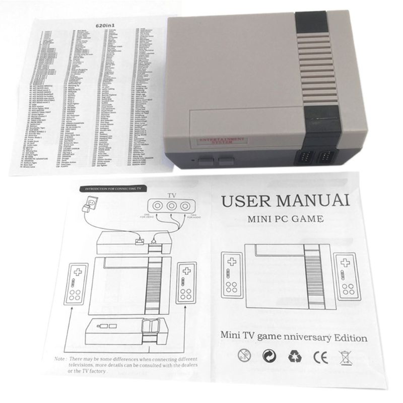 Máy Chơi Game bonj Mini Phong Cách Cổ Điển Cho Bé
