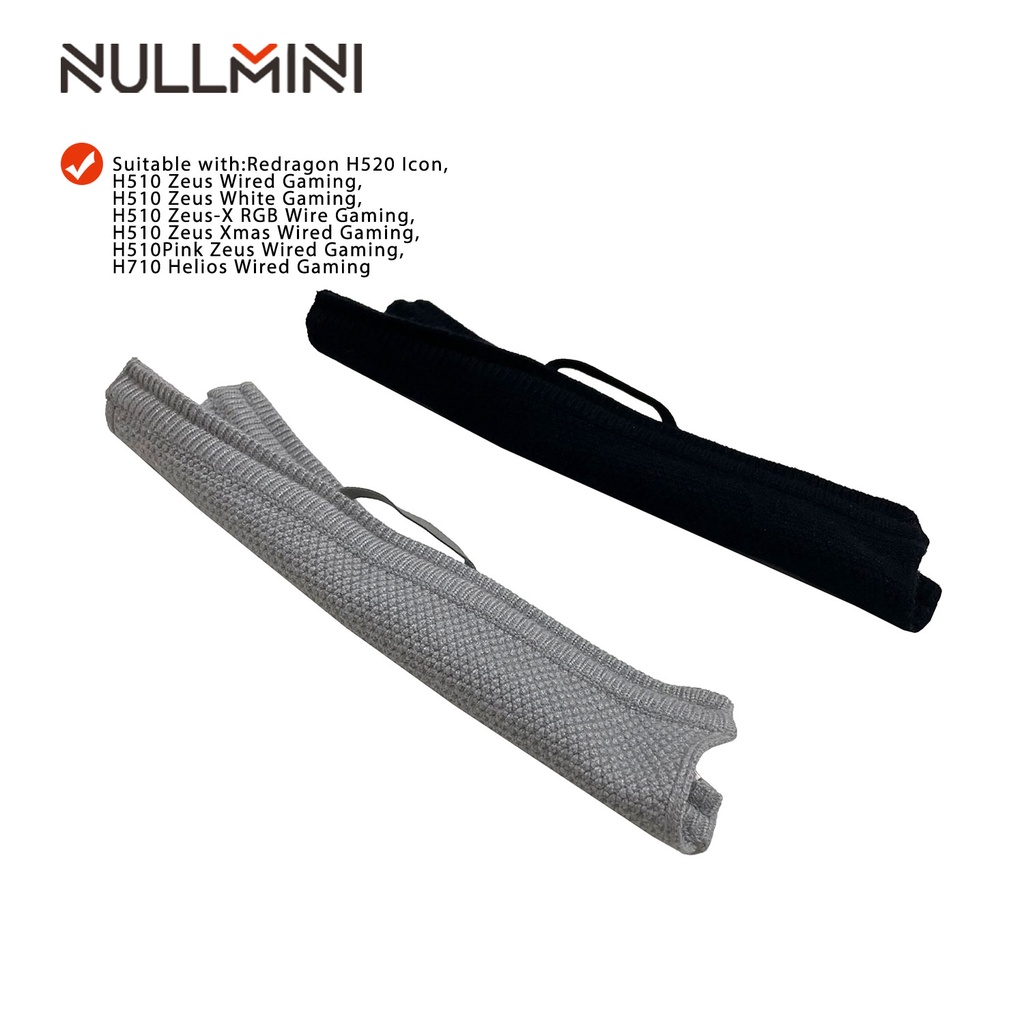 Universal Full Closure Tai nghe Headband Cover Dây kéo Đệm bảo vệ cho tai nghe Redragon H520, H510, 