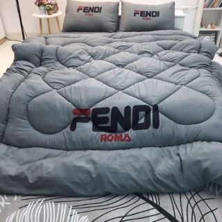 Set chăn phao cotton đũi