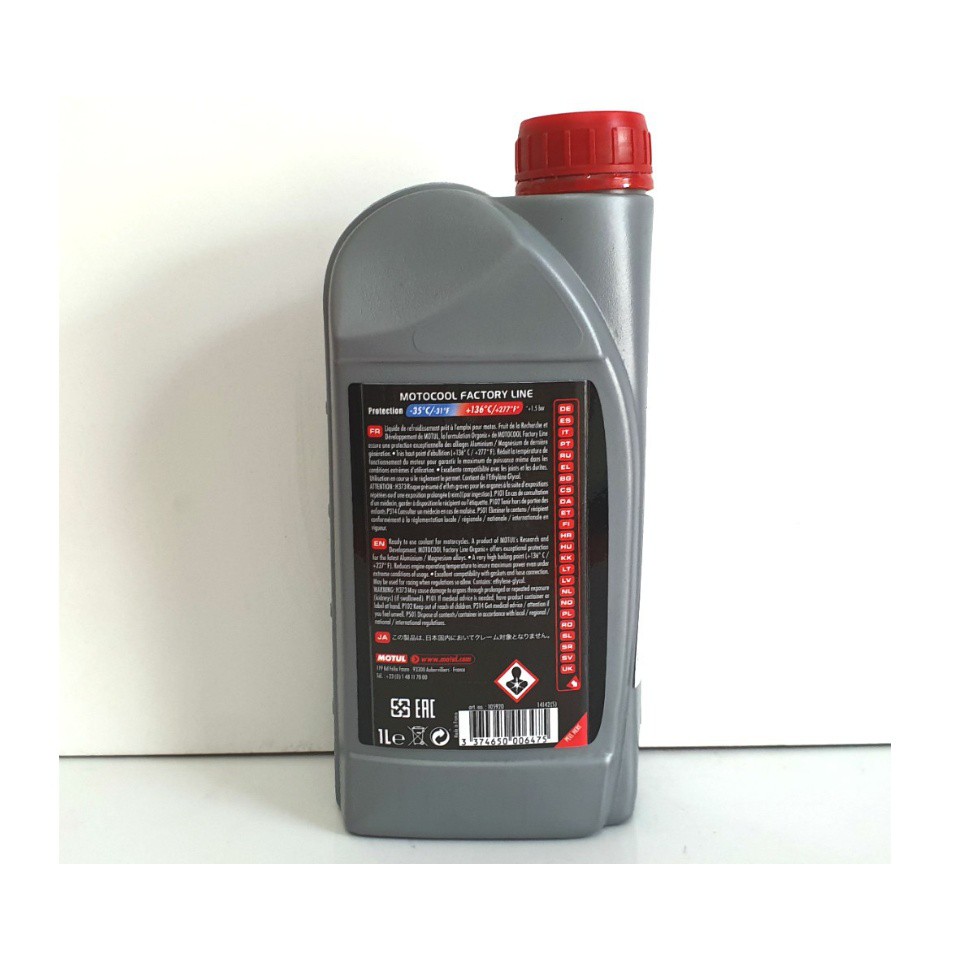 Nước làm mát Motul Motocool Organic Factory Line 1 Lít - Nhập khẩu Pháp