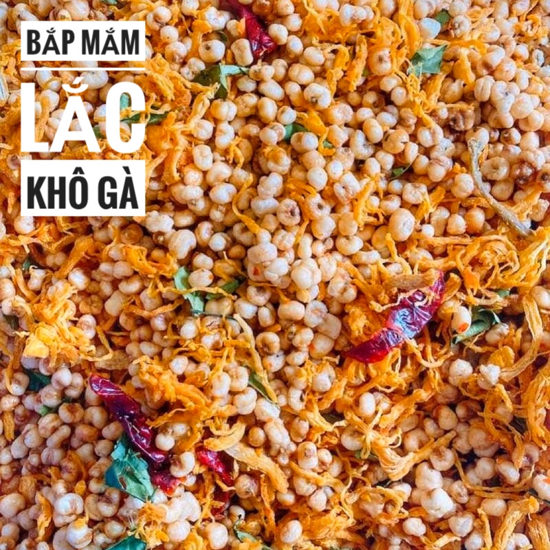 Bắp Mắm Lắc Khô Gà - Lon 300gr