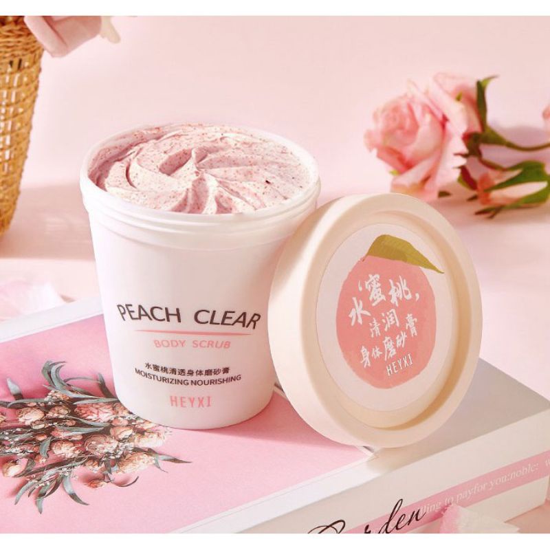 Tẩy Da chết body Đào