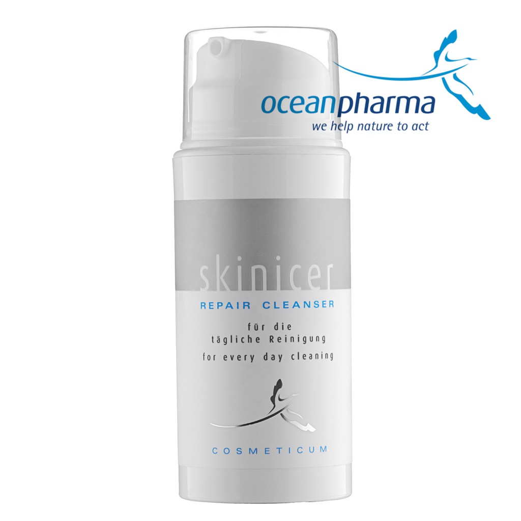Ocean Pharma_Combo Skinicer Repair Cleanser + Spirularin Gelcho da kích ứng, nhiễm Corticoid