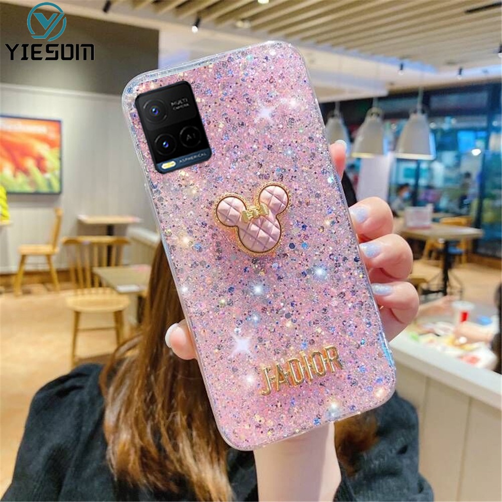 Ốp Điện Thoại Silicon Hoạt Hình Dễ Thương Cho Vivo Y15S Y15A Y01 Y21S Y33S Y21 Y21A Y20S Y12S Y20 2021 Y12 Y15 Y17 Y53S Y95 Y91 Y1S