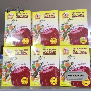Bột Rau Câu Dẻo Sóc vàng