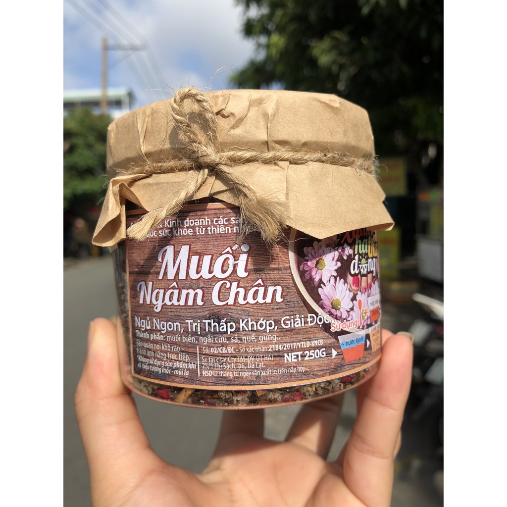 Muối ngâm chân thảo dược Đà Lạt giá sỉ cho Spa