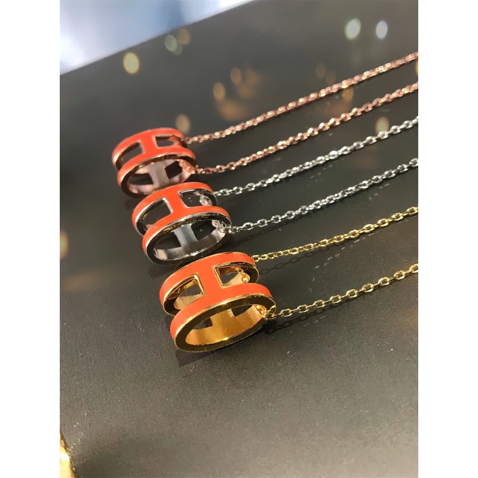 DÂY CHUYỀN TITAN CHỮ H siêu đẹp, bền màu, chuẩn thời trang