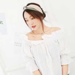 Băng Đô Nữ Vải Lụa Thắt nút XINH style HÀN QUỐC Thun Sau Co Giãn Không Kẽm Gấp Gọn Dễ Dàng