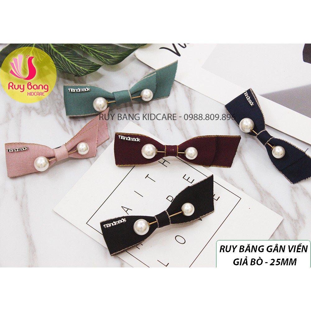 Ruy băng gân viền giả bò HQ 9mm