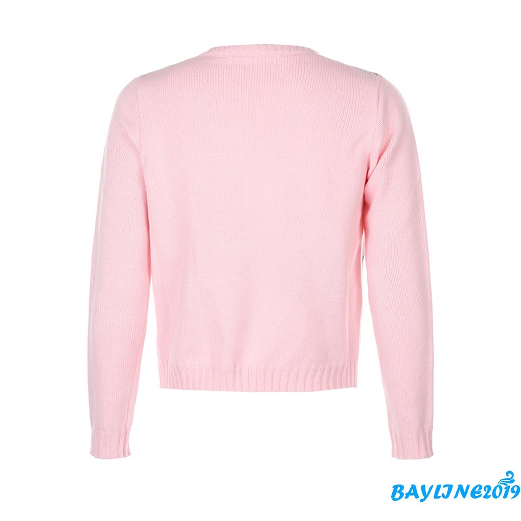Áo Len Nữ Dài Tay Cổ Tròn Thời Trang