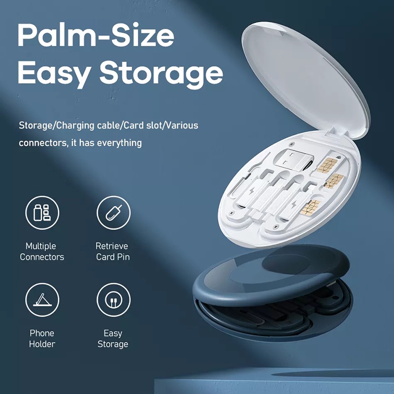 Cáp Sạc Truyền Dữ Liệu USB 5 Trong 1 60W Cho Điện Thoại Type C