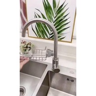 Giá Inox Treo Bồn Rửa Tiện Lợi, Giá Treo Vòi Inox 304 Cao Cấp Để Đồ Rửa Bát