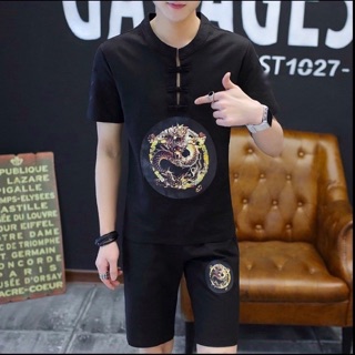 ĐỒ BỘ NAM RỒNG CỔ TÀU