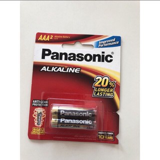 Pin AAA Panasonic LR03T/2B Alkaline - Vỉ 2 Viên