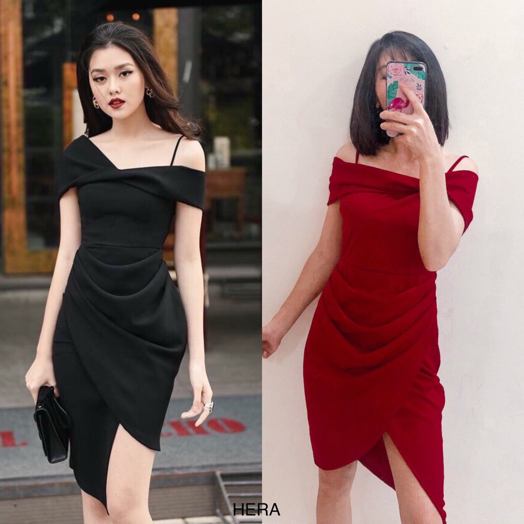 [SALE LỖ] NAPUBEE Đầm Body 2 Dây Nhún Thân Thiết Kế, Váy Dự Tiệc Dạo Phố HERA DRESS