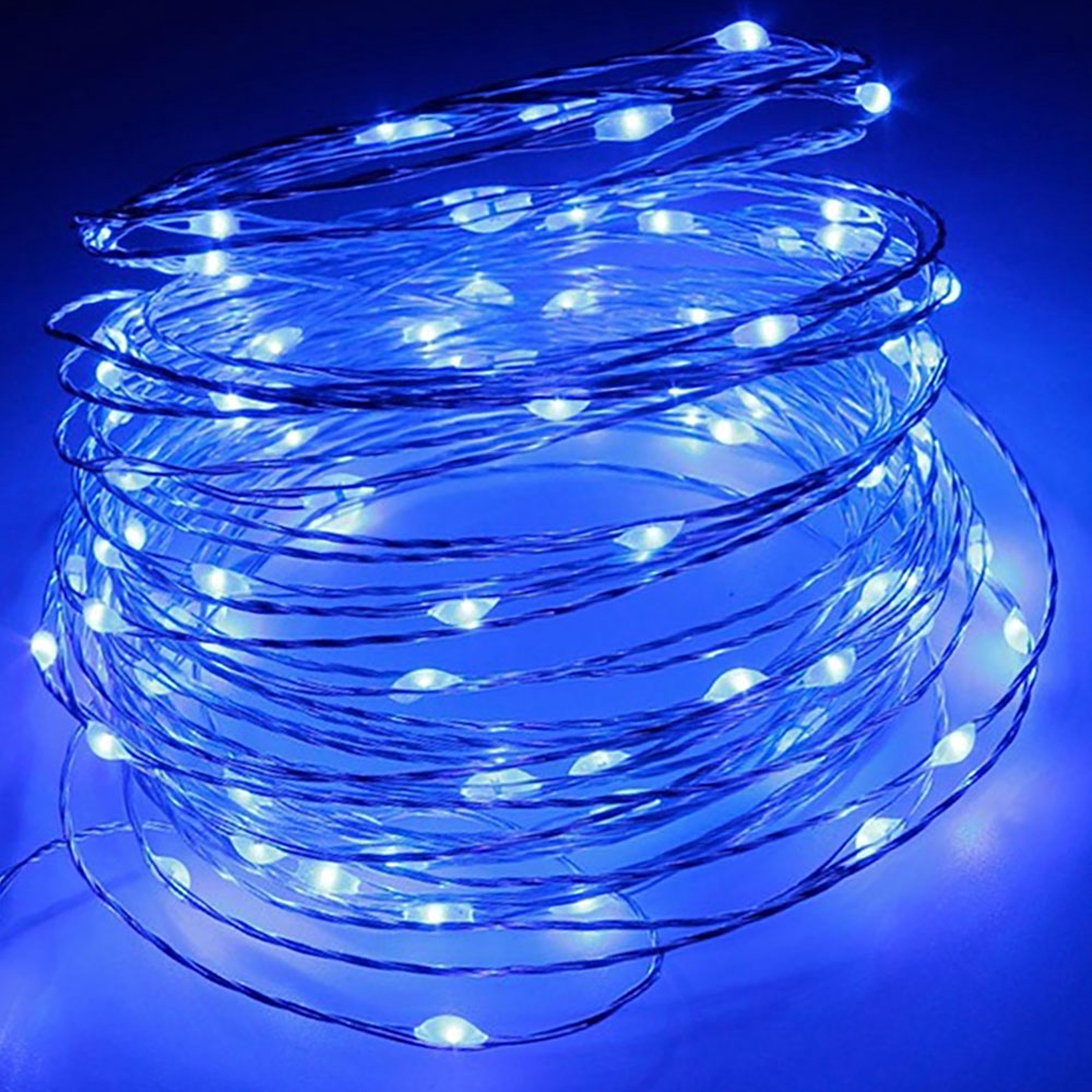 Đèn dây LED 2M 5M 10M Dây đồng Cổ tích màu trắng ấm áp Vòng hoa Trang chủ Giáng sinh Trang trí tiệc cưới Cung cấp bởi USB
